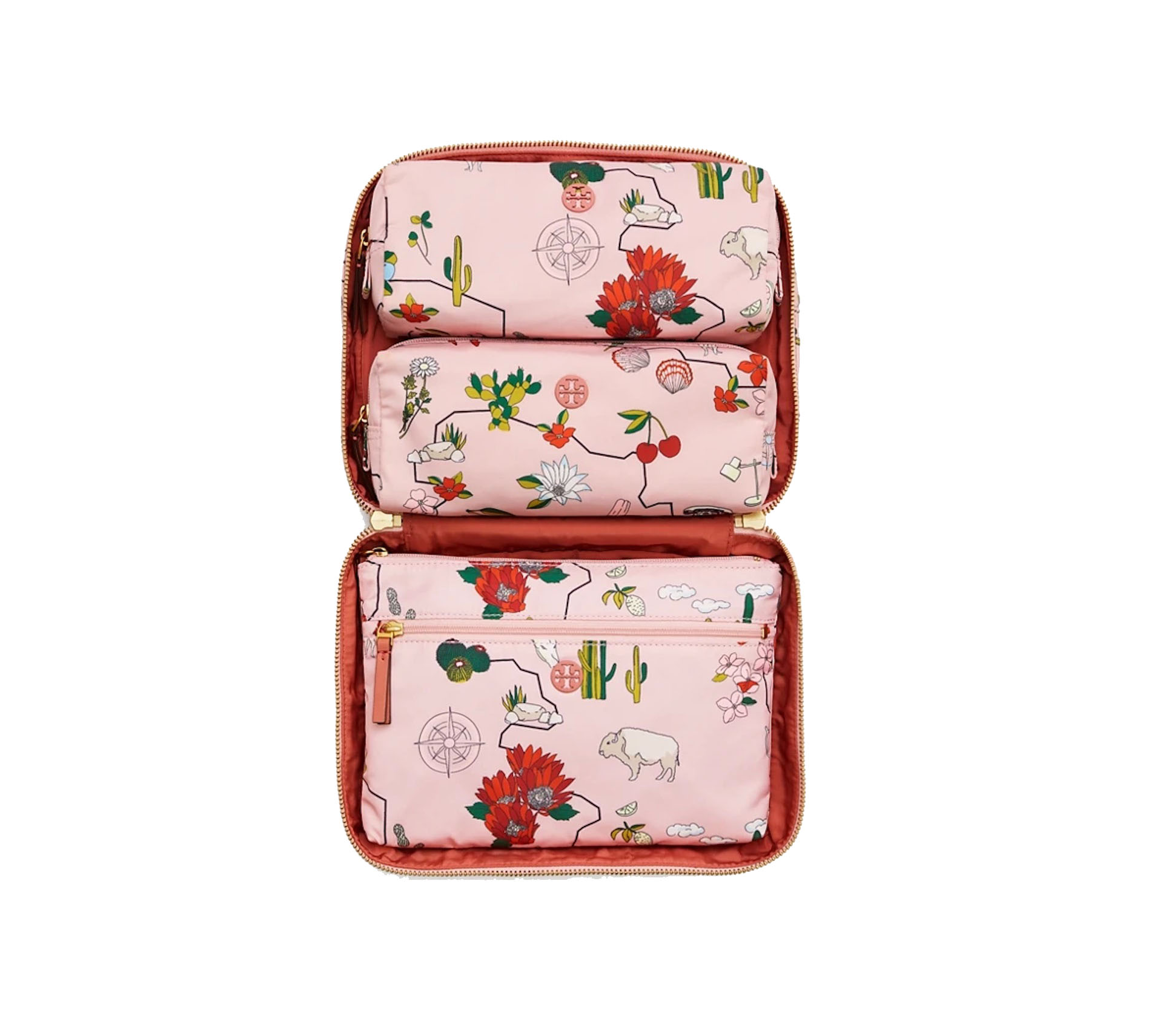 Tory burch discount cosmetic bag set