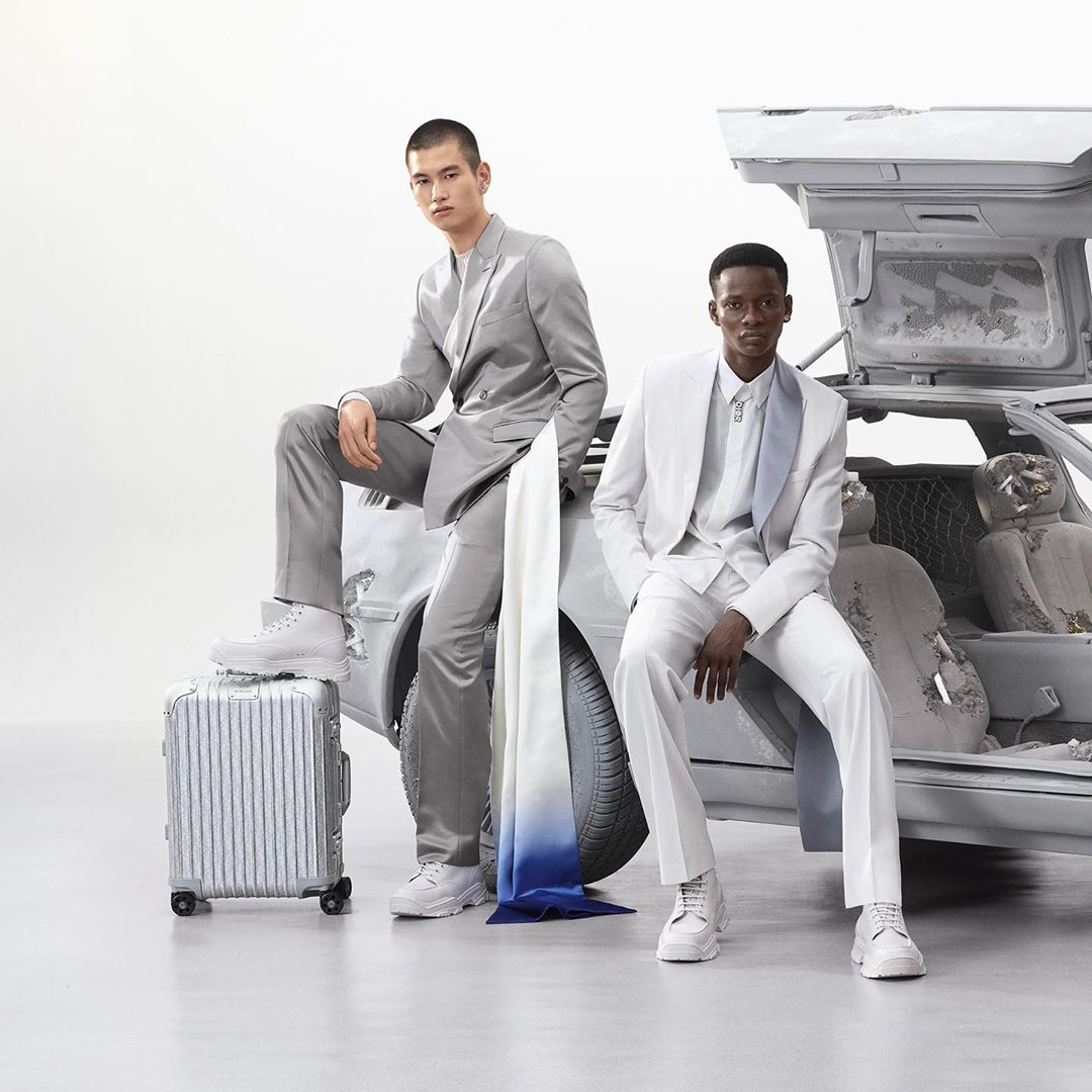 DIOR and RIMOWA capsule luggage collection