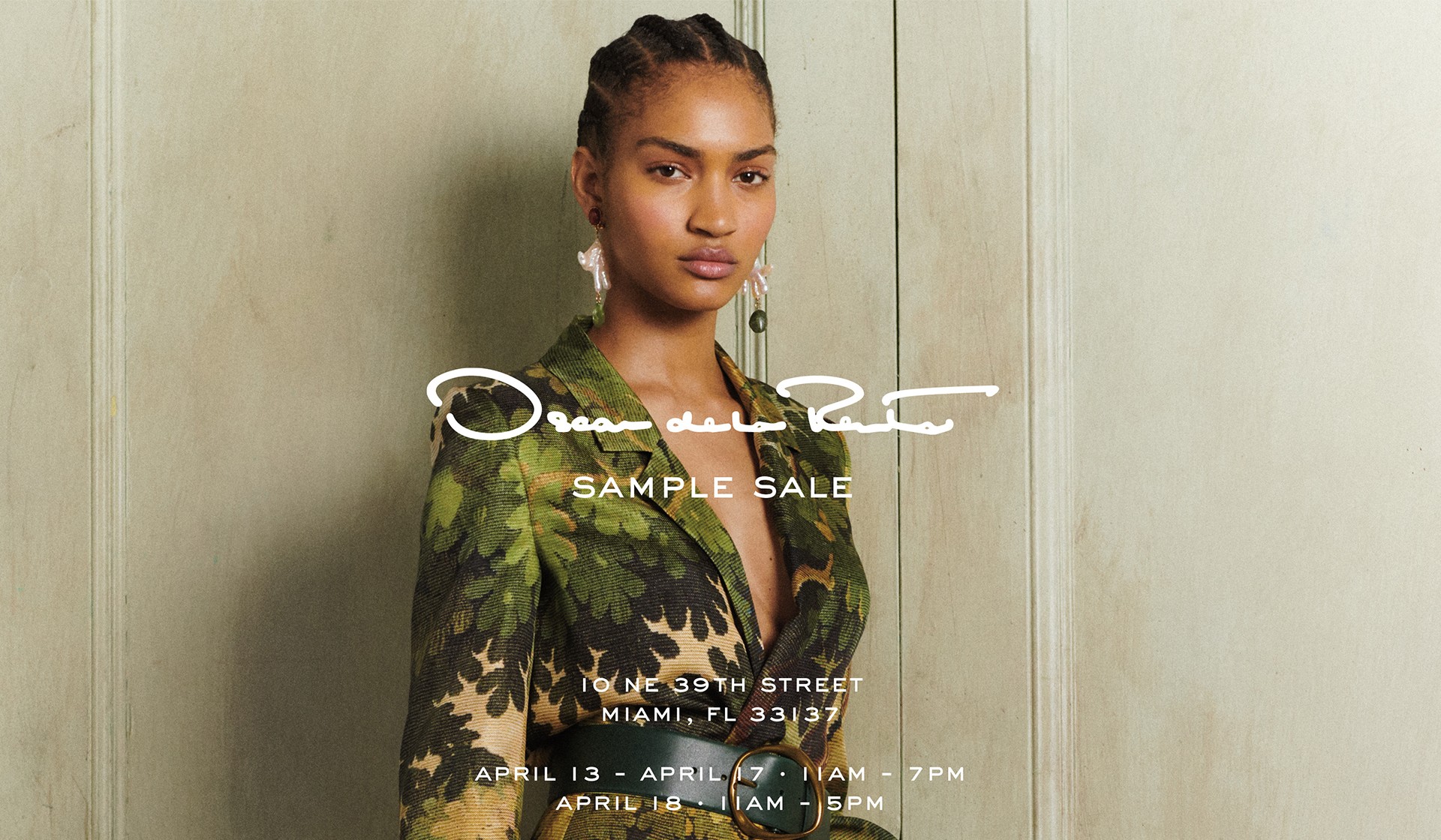 Oscar de la renta sample sale hotsell