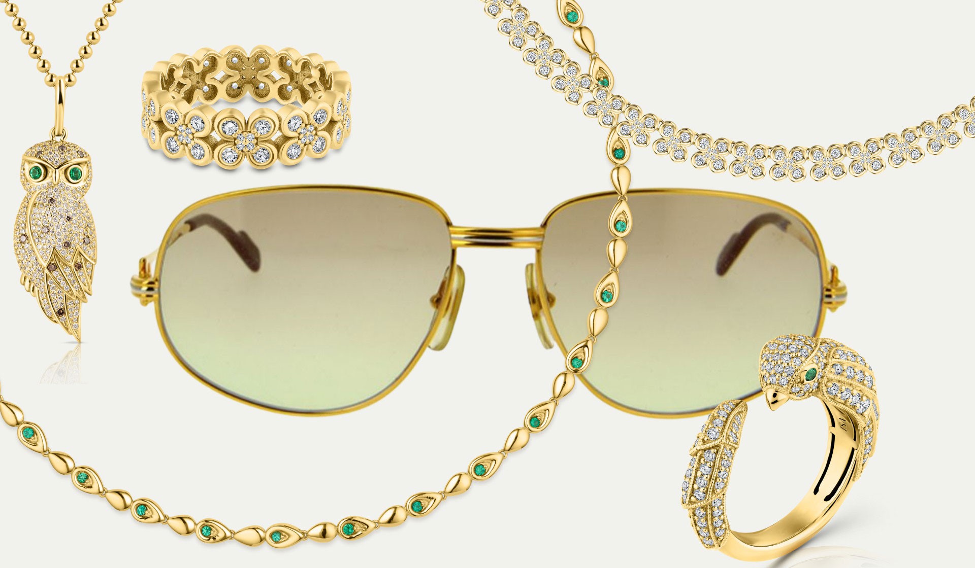 Isa Grutman Jewelry x Seconde Vue Sunglasses