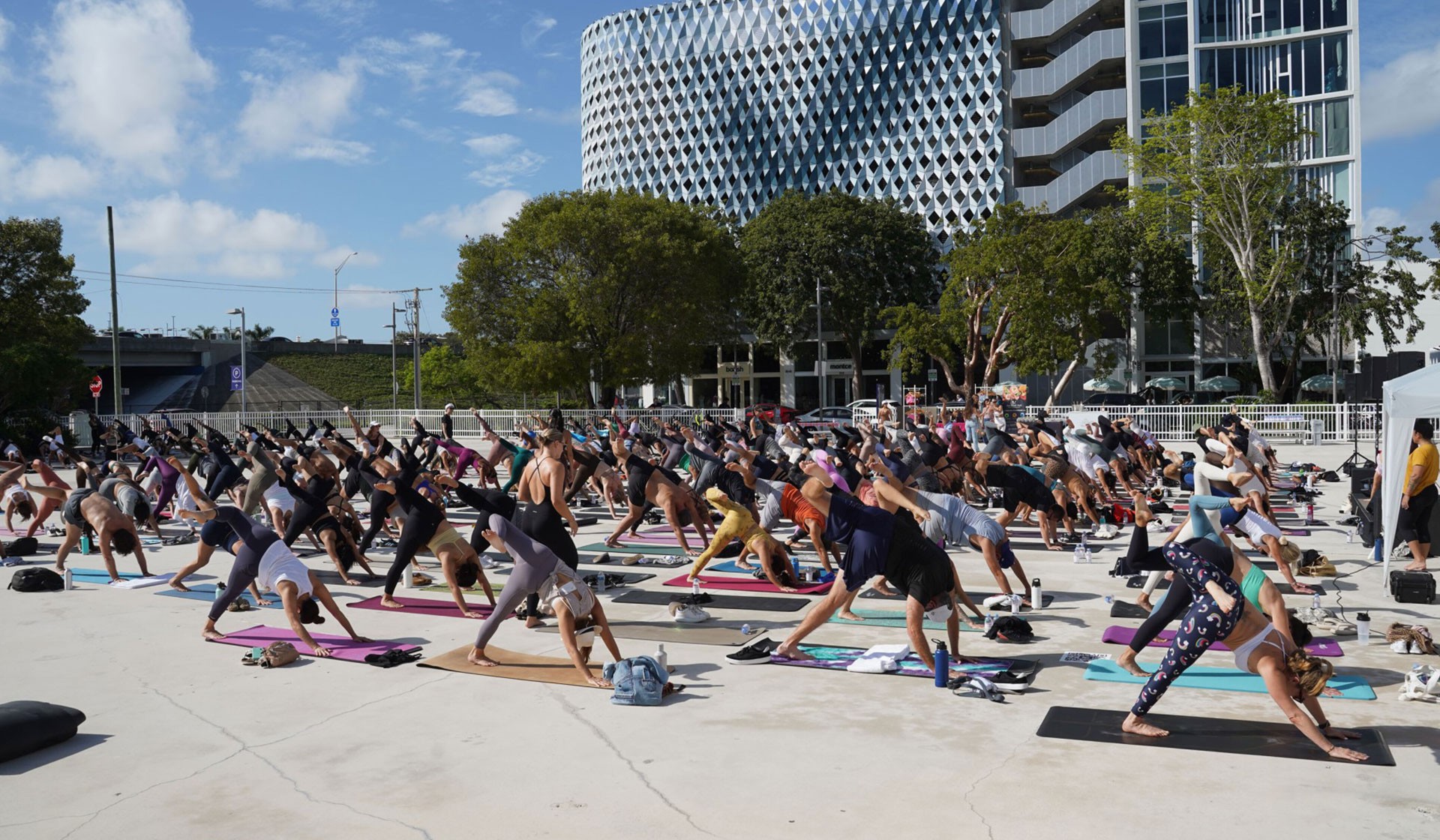 Yoga by Ahana at Marta Minujin’s Dreamscape