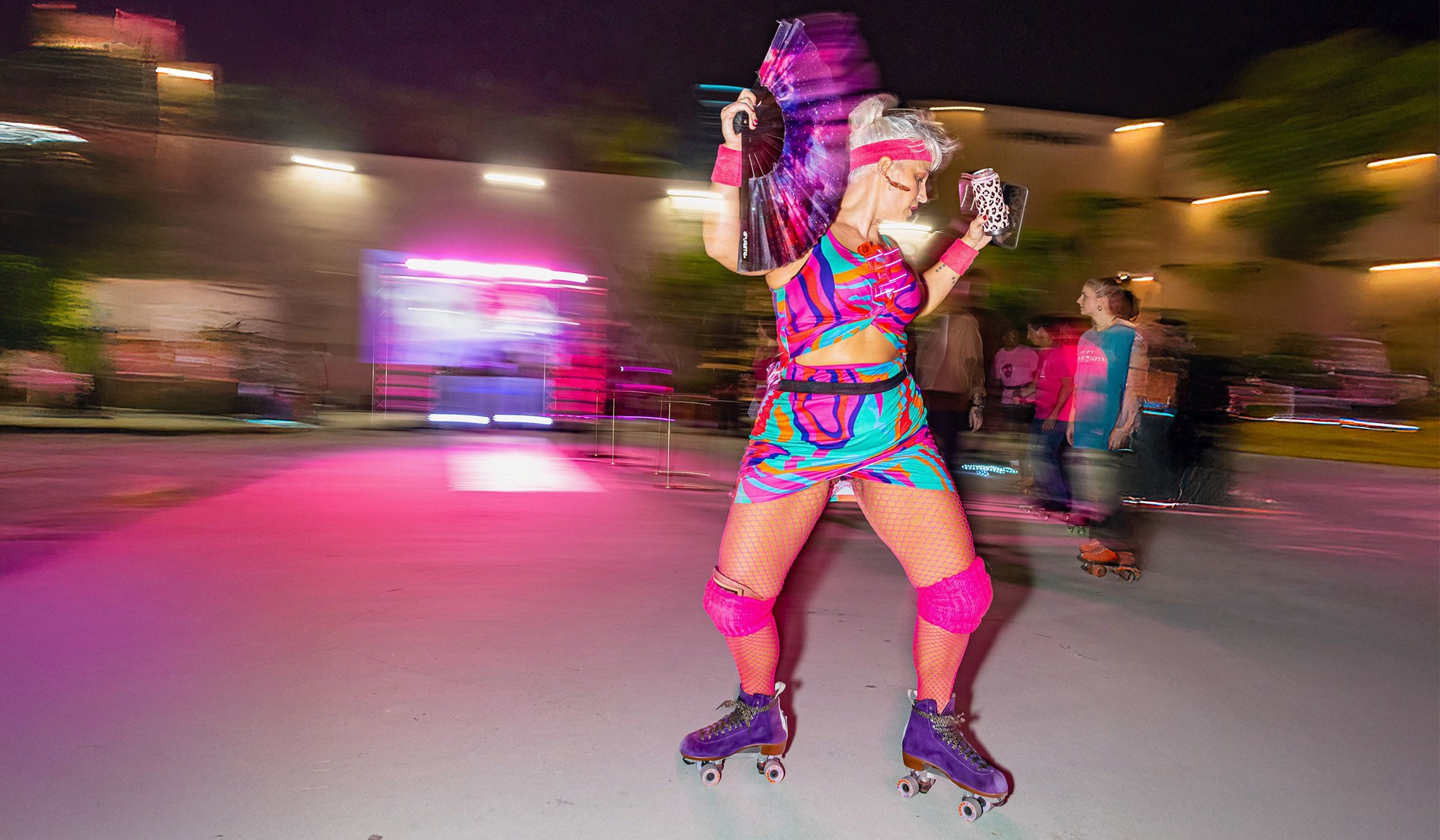 Roller Skate Party at Marta Minujin’s Dreamscape