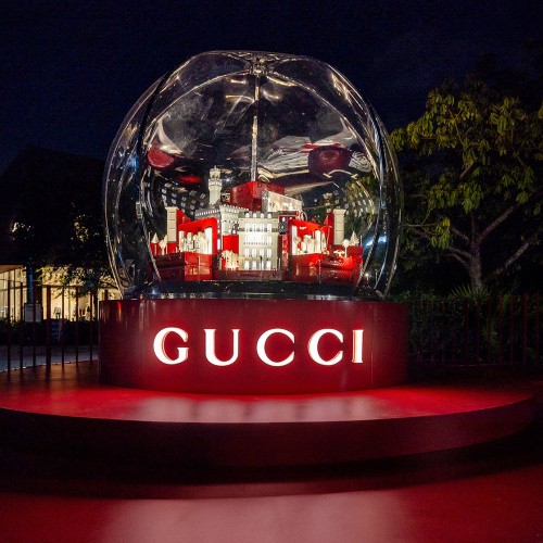 Gucci's Holiday Snow Globe