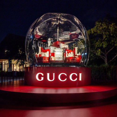 Gucci's Holiday Snow Globe