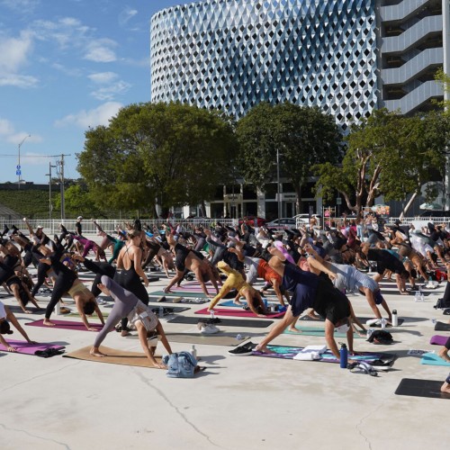 Yoga by Ahana at Marta Minujin’s Dreamscape